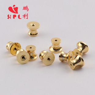 Custom Engraved Cylinder Bamboo Waist Color-Preserving 18K Glossy Ear Plugs Studs Fashion High-End
