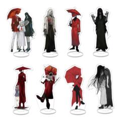 遊戲周邊亞克力立牌 文字化化爬爬赤傘恐怖遊戲q版可愛擺件