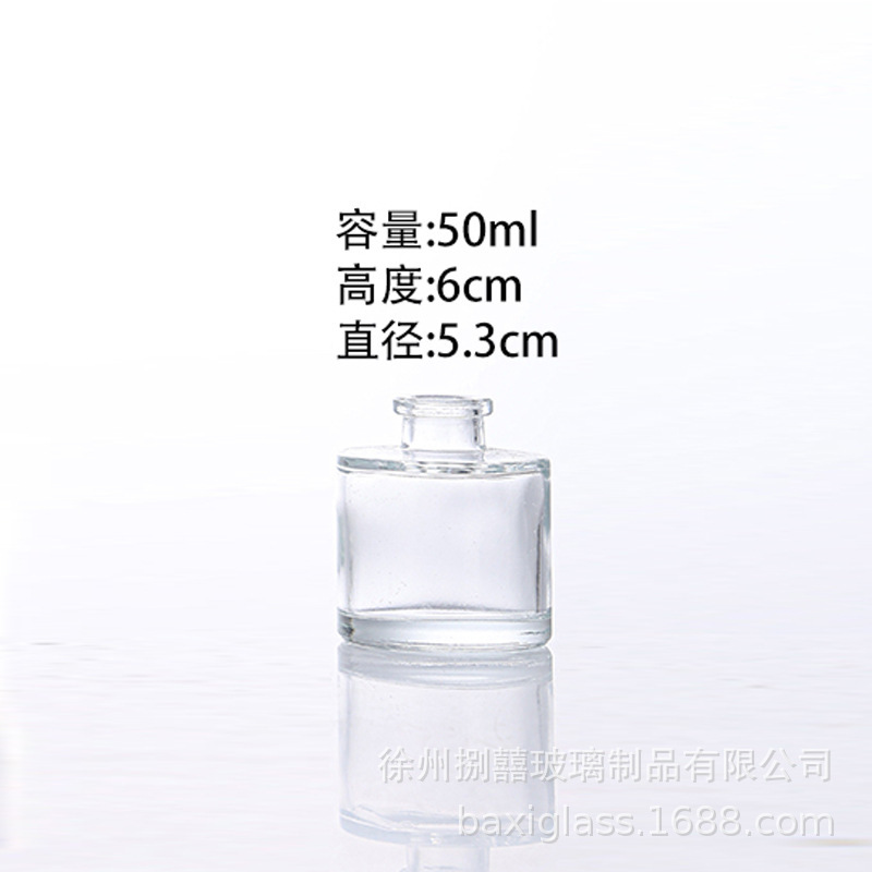 Transparencia; Bayoneta transparente de 50 ml (5,3 cm de diámetro)