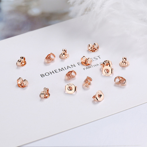 White gold silver rose gold ear caps DIY jewelry ear plugs accessories jewelry accessories pendants copper electroplated ear plugs