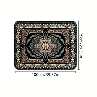easy to maintain, wholesale, Avtomobil döşəmə paspasları - sd265-persian-chinese-style-75100cmcrystal-velvet-with-dot-plastic-backing