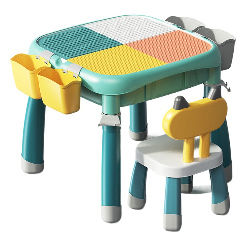 フィレ積み木テーブルt0006多機能新互換レゴ組立学習早教diy児童玩具工場