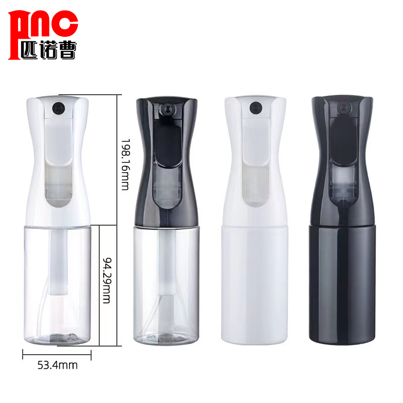 Botella pulverizadora recargable de alcohol desinfectante, botella pulverizadora continua para jardinería, hidratación, niebla fina, botella transparente recargable continua, botella sellada