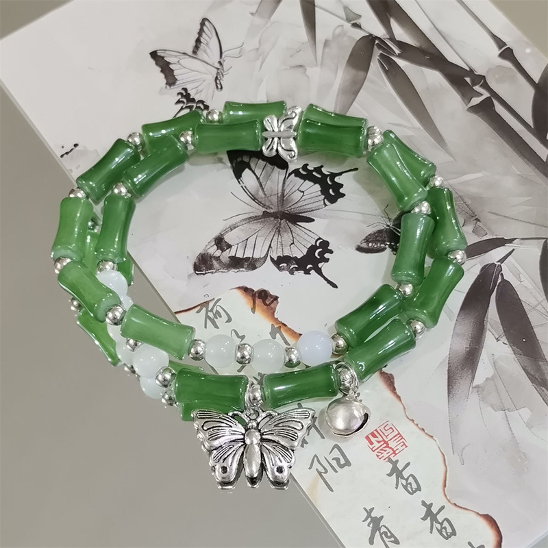 「芙清欢」轻奢串珠手链女新中式复古国风小众精致学生闺蜜手饰品|undefined