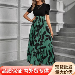 アマゾン速売通クロスボーダーは欧米の婦人服の花のプリントを提供します。