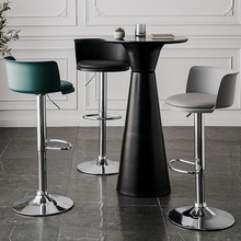 高椅子吧台椅家用高脚椅升降轻奢吧椅简约现代吧台凳高脚凳酒吧椅