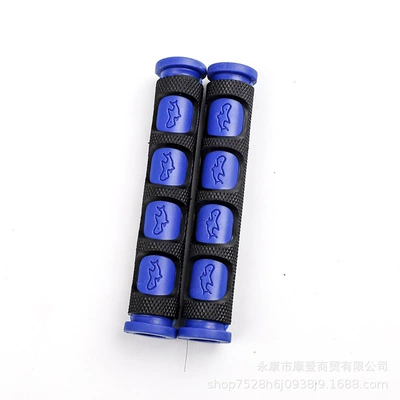 Brake Rubber Cover, Motorcycle Handle Cover - blue-pair