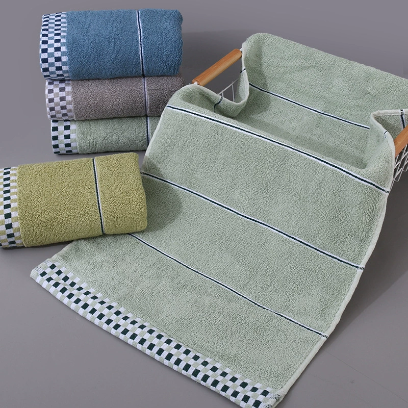 Хлопковое мягкое полотенце для лица,Thickened домашнее полотенце, 34×75 см, оптовые цвета