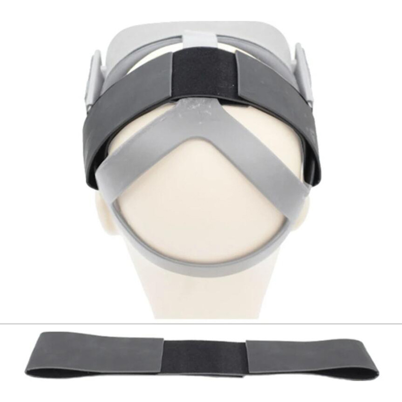 VR头带PU皮革真皮魔术贴绑带电子电器高档粘扣尼龙搭扣绑带固定带