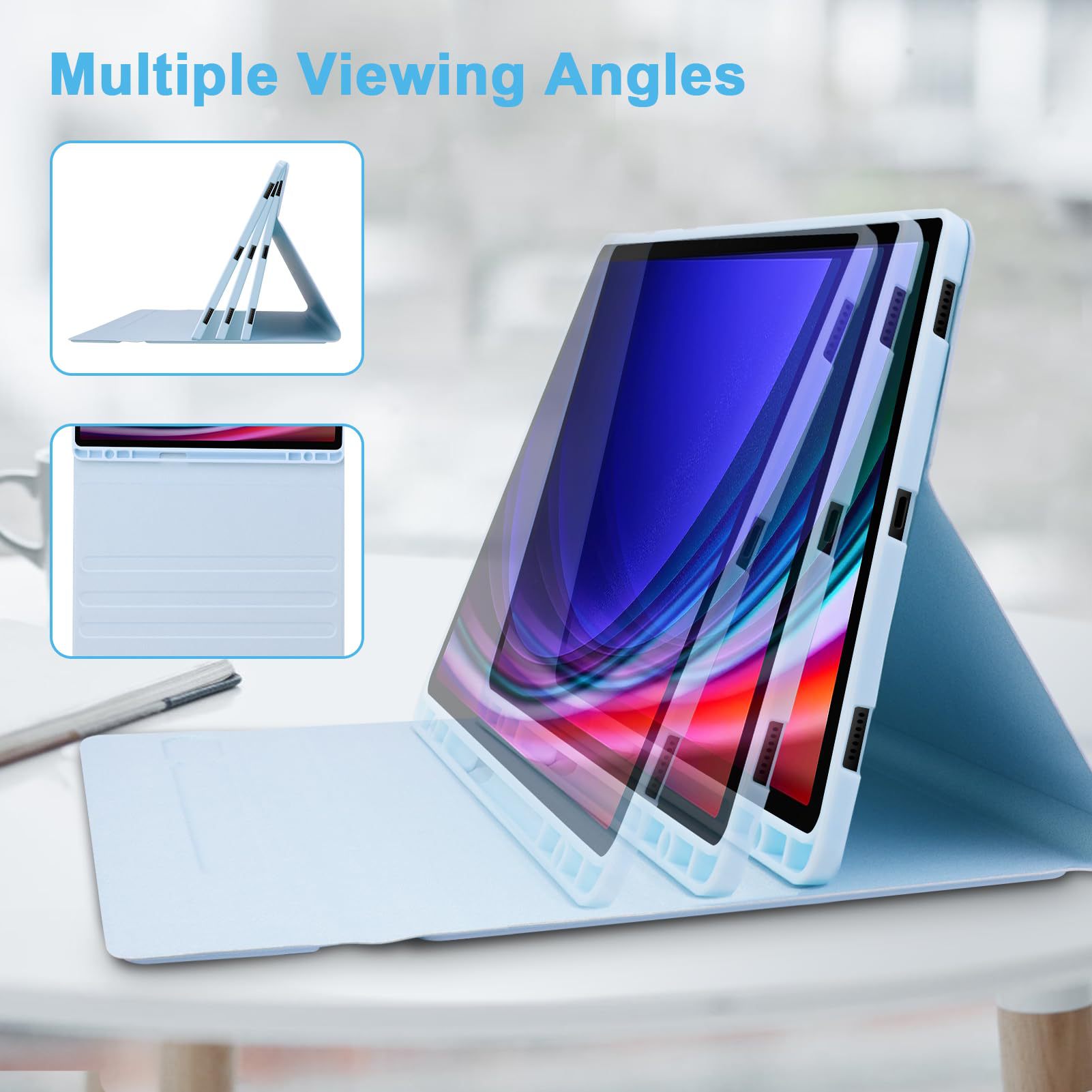 S9plus teclado bluetooth para samsung S7 + cubierta protectora del teclado bluetooth S8plus12.4 cubierta protectora del teclado