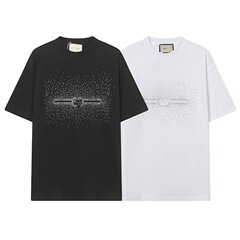 高バージョン。古家カップル春夏新作ベビーブレス多用途クラシックロゴ快適半袖Tシャツクロスボーダー卸売