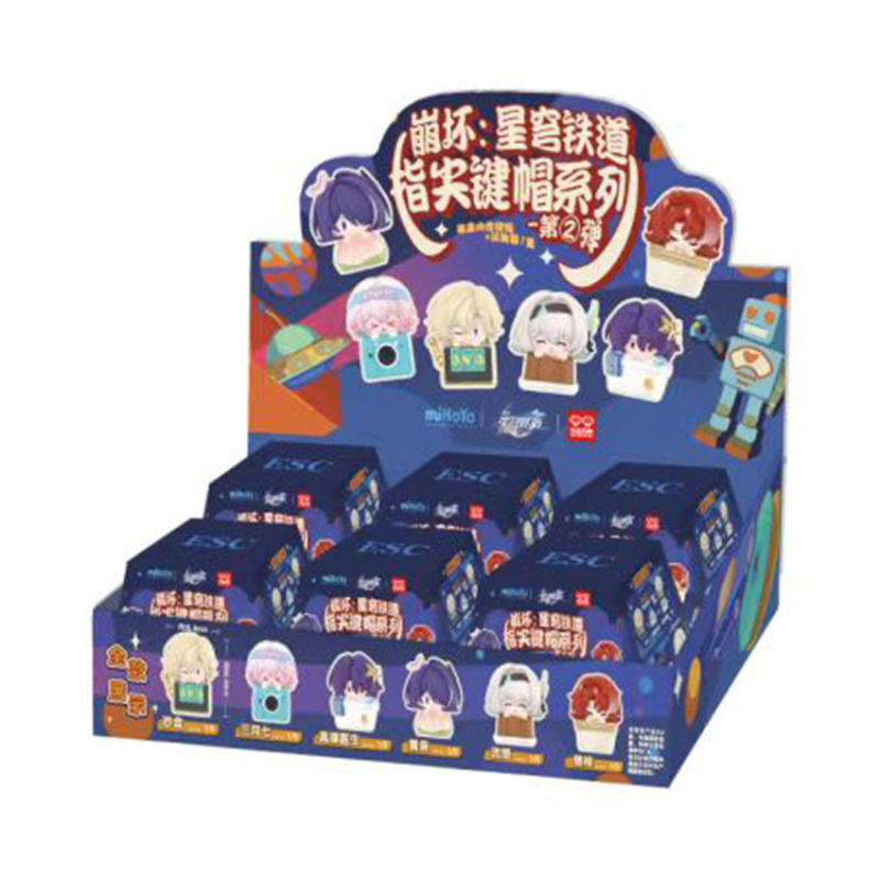 正版星穹铁道指尖键帽第二弹盲盒游戏二次元周边谷子银枝砂金真理|undefined