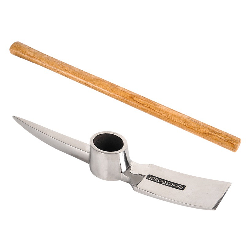 Acero inoxidable al aire libre Xiaoyang Tenedor Cruz pico montañismo pico sitio de construcción de azada de doble uso herramientas agrícolas Cruz pico