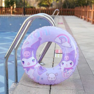 New Thickened Cartoon Pattern Swimming Ring Baby Inflatable Underarm Ring for Boys and Girls Water Supplies Lifebuoy in Stock