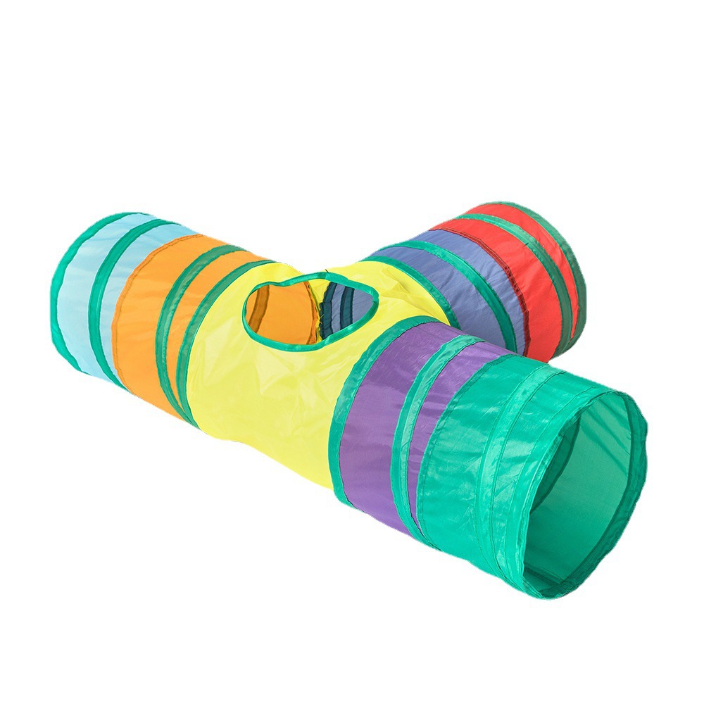 Gato Túnel Rolling Dragón gato combinación auto-HI Canal Four Seasons universal extraíble lavable empalme agujero de perforación de juguete tienda de campaña