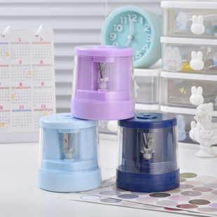 Pencil Sharpener for Primary School Students, Automatic Pencil Sharpener for Children, Electric Pencil Sharpener, Portable Pencil Sharpener, Silent