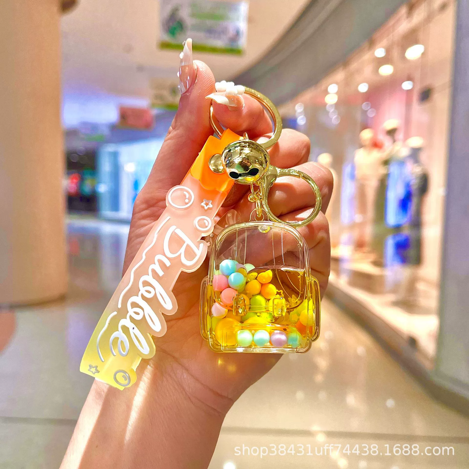 Acrylic keychain, pendant for keys