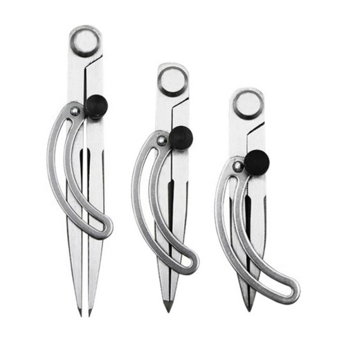 High-end wing spacing planning gauge fitter drawing compass wood industry classified carbon steel head edger leather tool