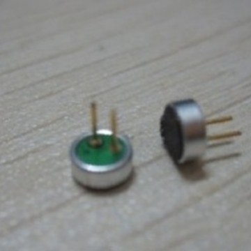 电声器件6022插脚咪头 电容传声器咪头 铝制双声道立体声咪头