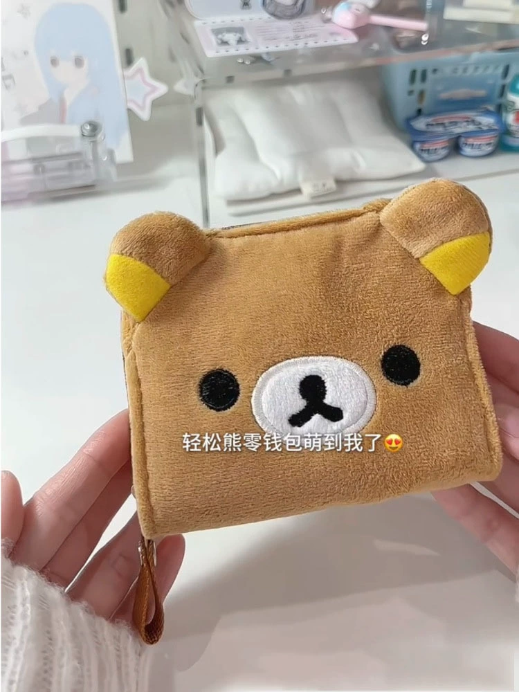 Японский милый классический короткий кошелек, держатель для карт, organizer bag