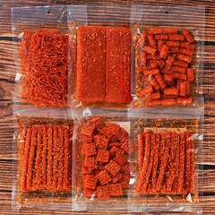 ネット有名人のスパイシーストリップ、屋台の食品、昔ながらのスパイシーストリップの卸売、カジュアルキャンパススパイシースナック、スパイシースティック