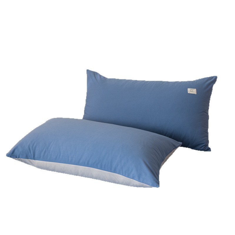 Un par de cubierta de almohada de algodón sin aire impreso 48 * 74cm cubierta de almohada de algodón casera de una sola persona cubierta de almohada interior