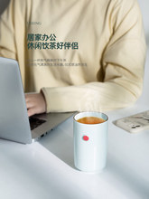 S228陶瓷水杯直筒杯夏季办公家用茶杯子女生送礼中式简约高颜值