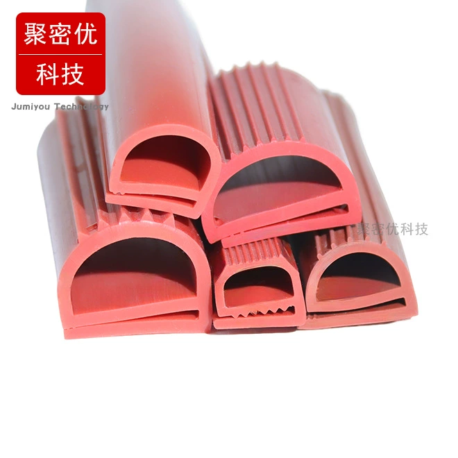 Устойчивая к высоким температурам U-образная силиконовая уплотнительная лента, водонепроницаемая и предотвращающая столкновения, верхняя пузырьковая боковая пузырьковая U-образная прорезная лента, экструзионная лента из ПВХ