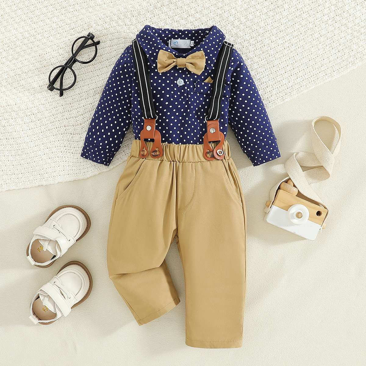 Kinderkleidung Neue Baby Ein Jahr Alten Jungen Baby Strampler Gentleman Overalls Kleid Anzug_voghion.com