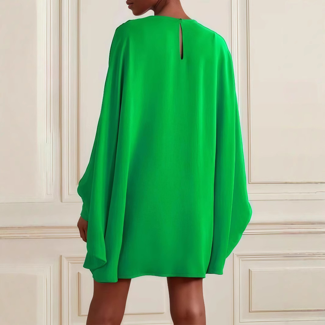 Women's Fashionable Casual Solid Color Dress_ecoleips.com