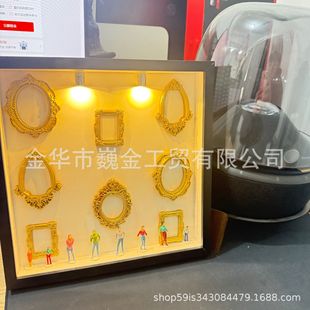 �F؛ DIY Mini Museum Silhouette Box ���㲩���^��Ӱ�Ъ���վ