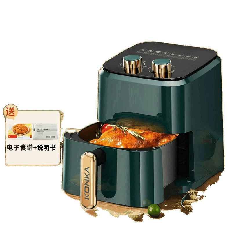 Air fried pot household intelligent multi -function visual visual touch screen electric fryer -free large -capacity oven all -in -one