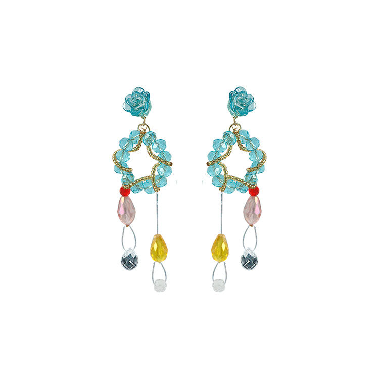 Genuine design fresh cute earrings with tassels