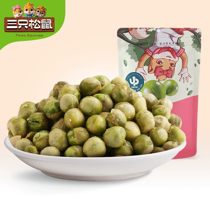 [Три белки чесночный горох 205 г] Чеснок аромат жареный в общежитии повседневные закуски Ежедневные орехи