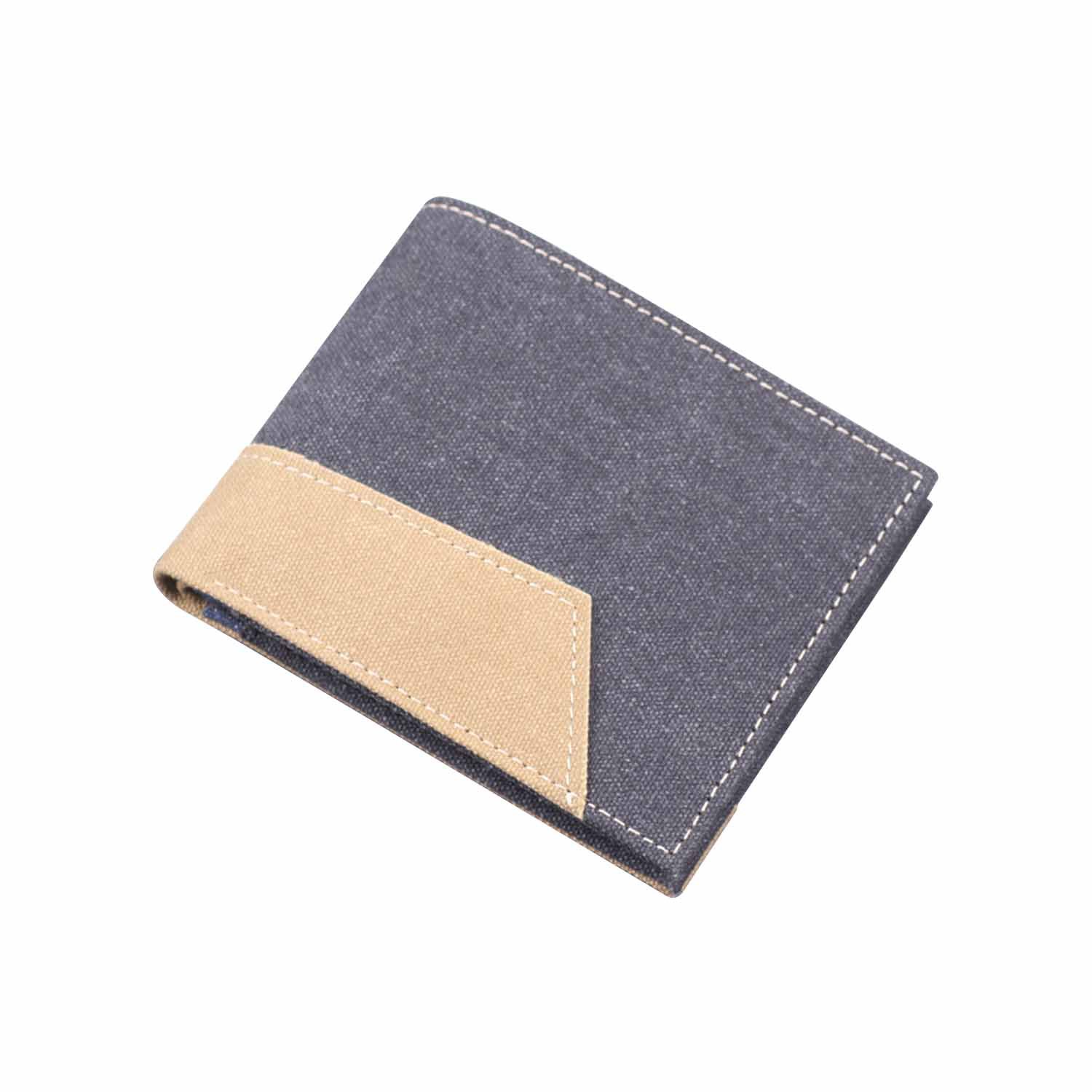 Canvas cartera corta para hombres cartera de tarjetas en una cartera de hombre cartera de jeans cartera transfronteriza