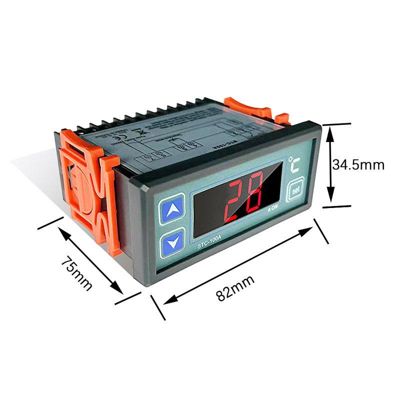 STC-100A with probe digital display automatic greenhouse intelligent control system heating circulating pump thermostat