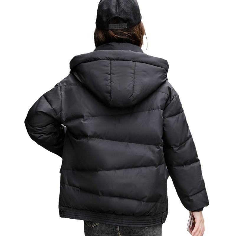 Corto y suelto invierno pequeño nuevo engrosado ocio calentamiento chaqueta de algodón de moda de niñas pan
