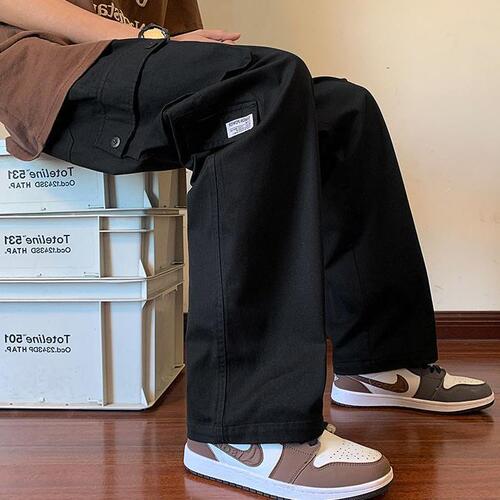 Men's Spring Trend Brand Loose Functionnel Casual Pants Japanese Retro Plus Size Men's Pants