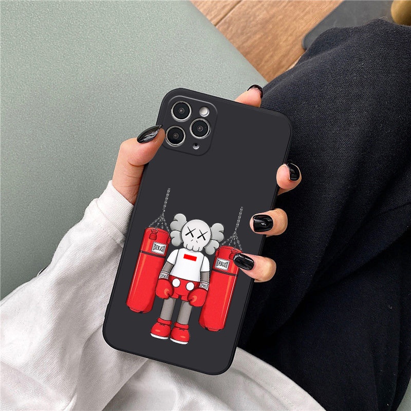 Tendencia K oso iPhone16 Apple 14/13/15promax funda para teléfono 11 silicona 12 mate xs7/8P