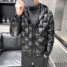 冬季新款轻薄羽绒服男短款韩版潮流加厚白鸭绒男青年连帽保暖外套