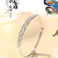 Медно-серебряная лёгкая серебряная bracelet, тонкая плетение, серебро 999 образец, оптовая продажа
