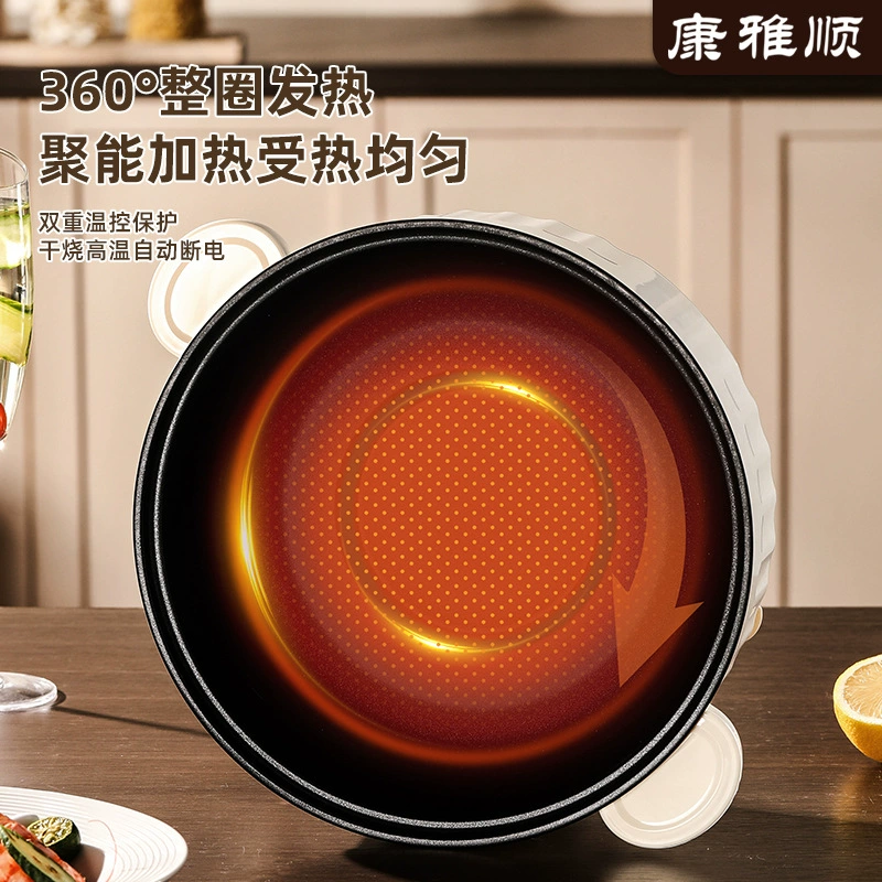 Электрическая горшочная кастрюля Kangyashun и мультифункциональная cooker, 3–4 человека, двойной слой рисоварки, диаметры 22/24/28 см