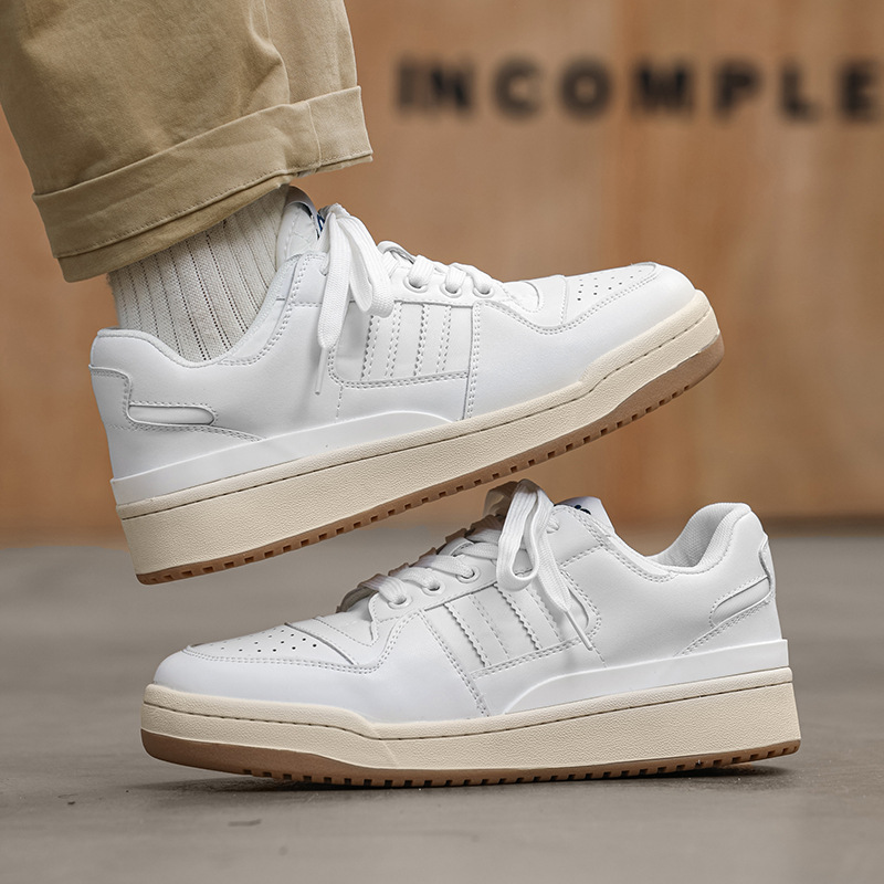 2024 Spring and Summer New Sneakers Men's and Women's Shoes Trendy Couple's Breathable Canvas Sports Casual Shoes All-match White Shoes