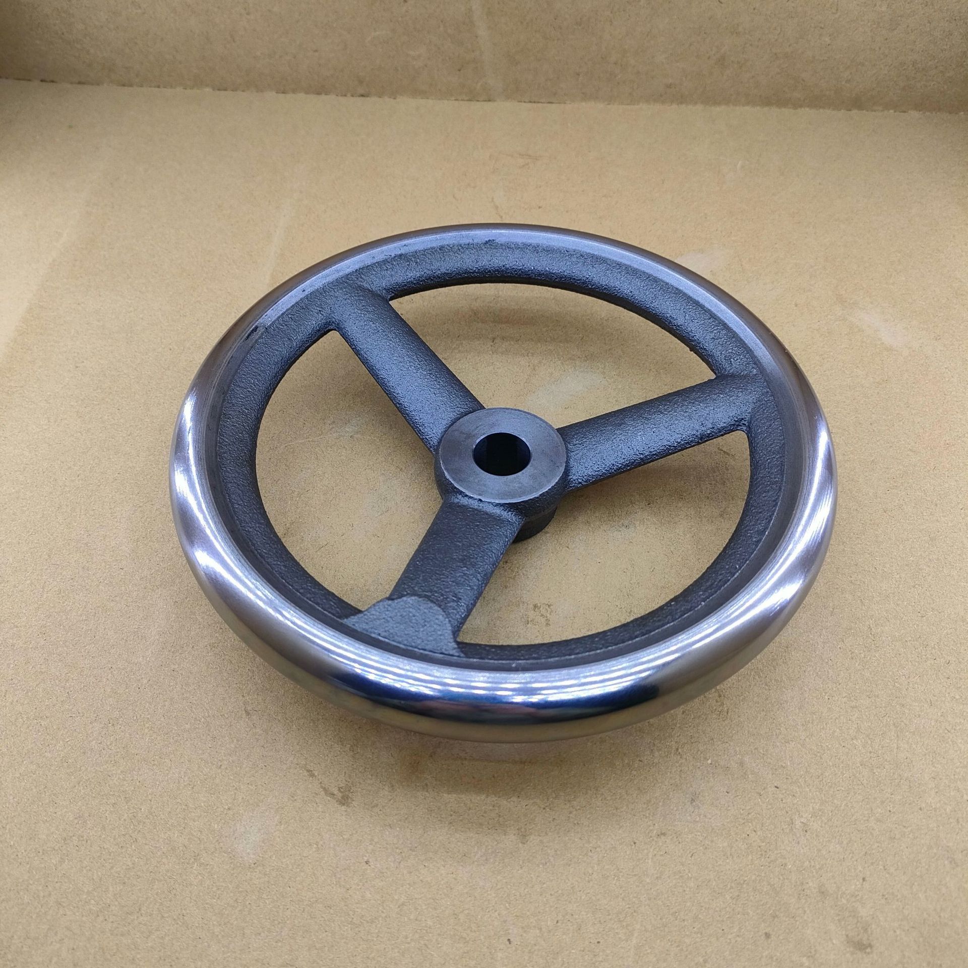 德国HALDER 品牌 EH 24580.0011铸铁手轮 直径125mm 内孔圆孔14mm