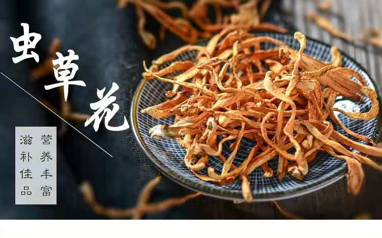 Cordyceps Flower (Cordyceps militaris) — Dried Food Herb for Soup & Tea, 500g overview