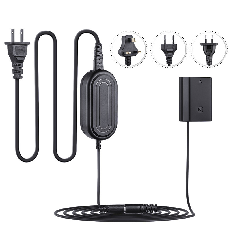 NP-FZ100 fake battery for Sony A7R3A9 A7M3 A7M4 A7III external power adapter