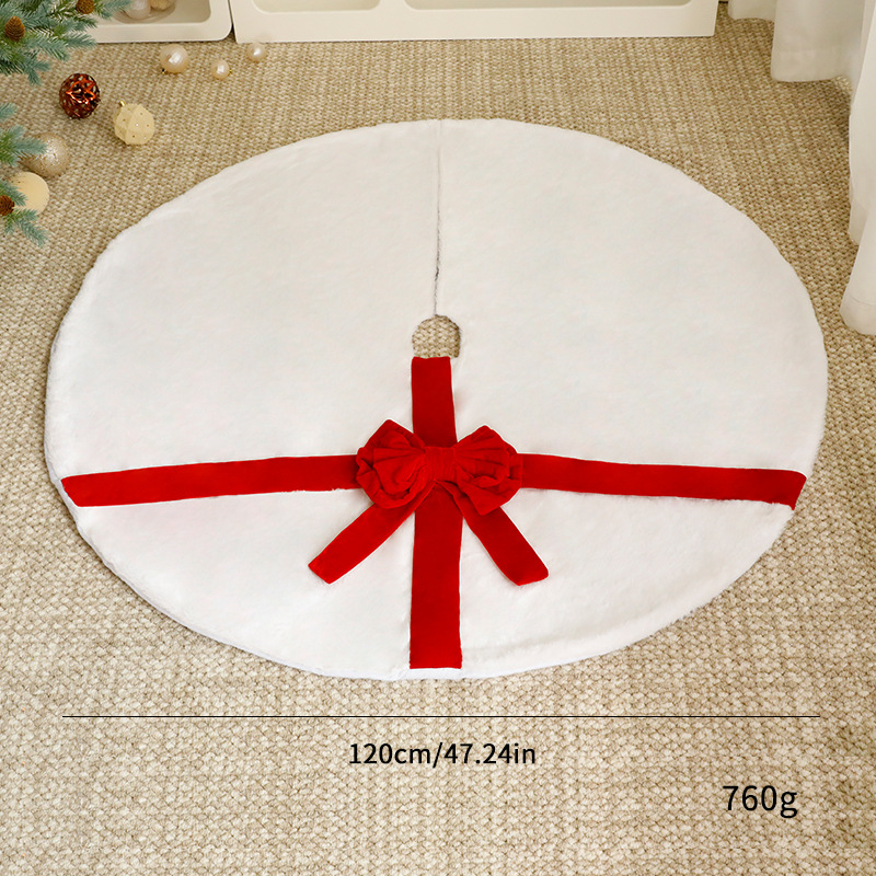 Nuevos adornos transfronterizos de gran falda de árbol de Navidad delantal de base de decoración de Navidad manta al por mayor