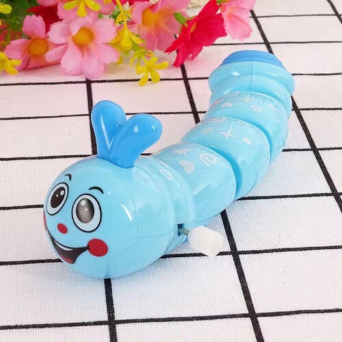 Cartoon children's wind-up caterpillar toy that can run, wind-up simulation cute small animal kindergarten gift