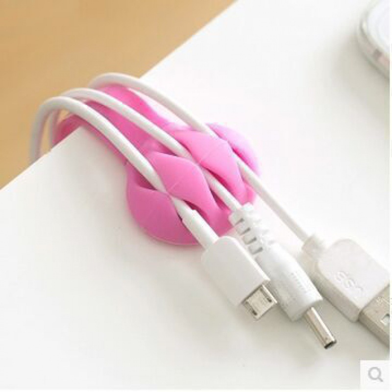 Creative wire storage and finishing data cable fixed desk desk side…