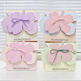 女神节双面风传花信礼盒花束包装盒甜品蛋糕礼物盒鲜花手提盒批发